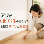 シロアリが壁から出てくるのはなぜ？壁の中を疑うサインと対処法