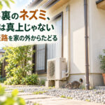 天井裏のネズミ、入口は真上じゃない｜侵入経路を家の外からたどる
