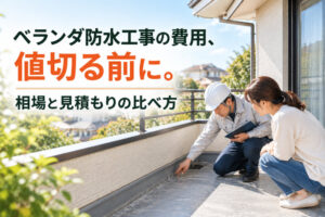 ベランダ防水工事の費用、値切る前に。相場と見積もりの比べ方